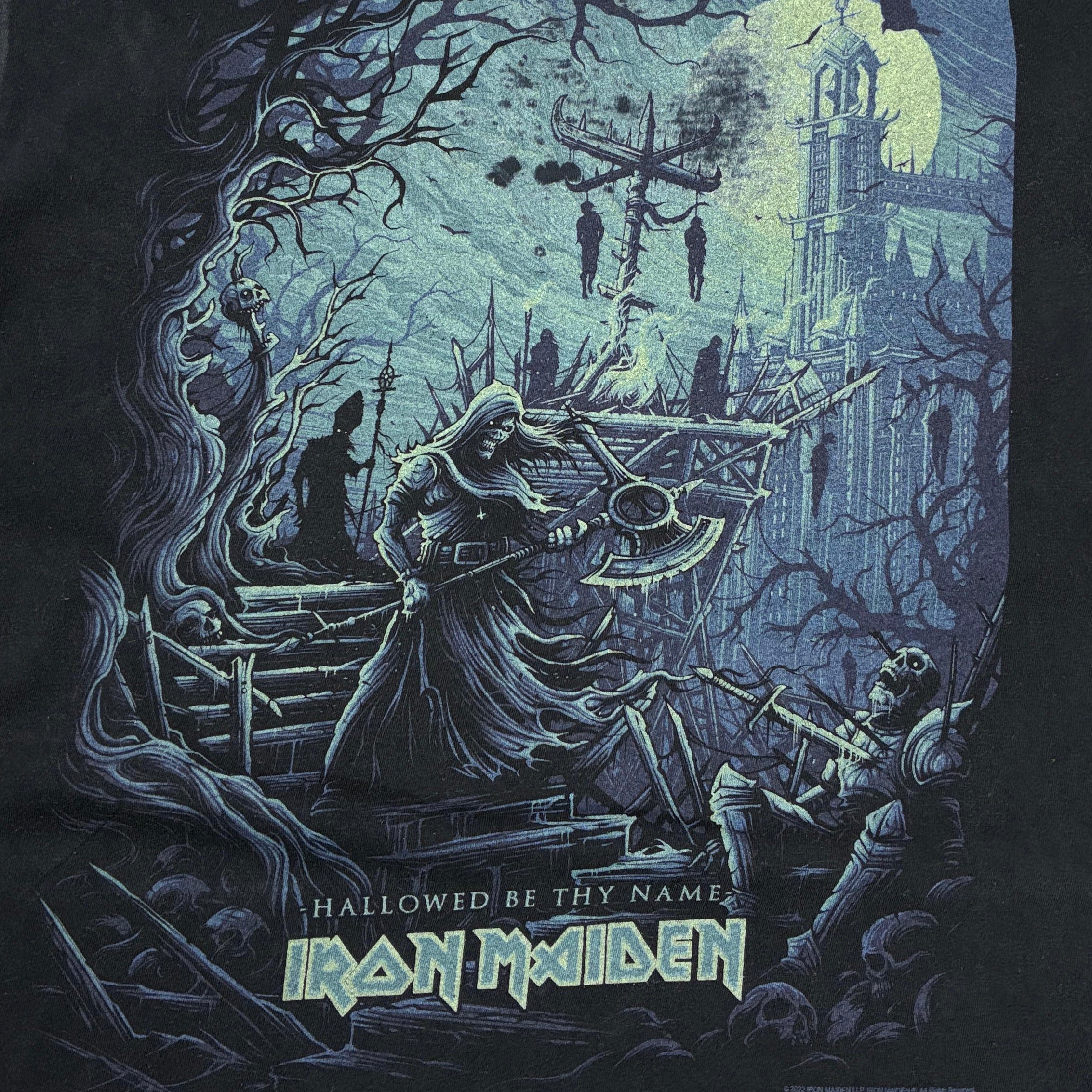 Gildan Vintage Shirt Iron Maiden Schwarz L - Vinverse