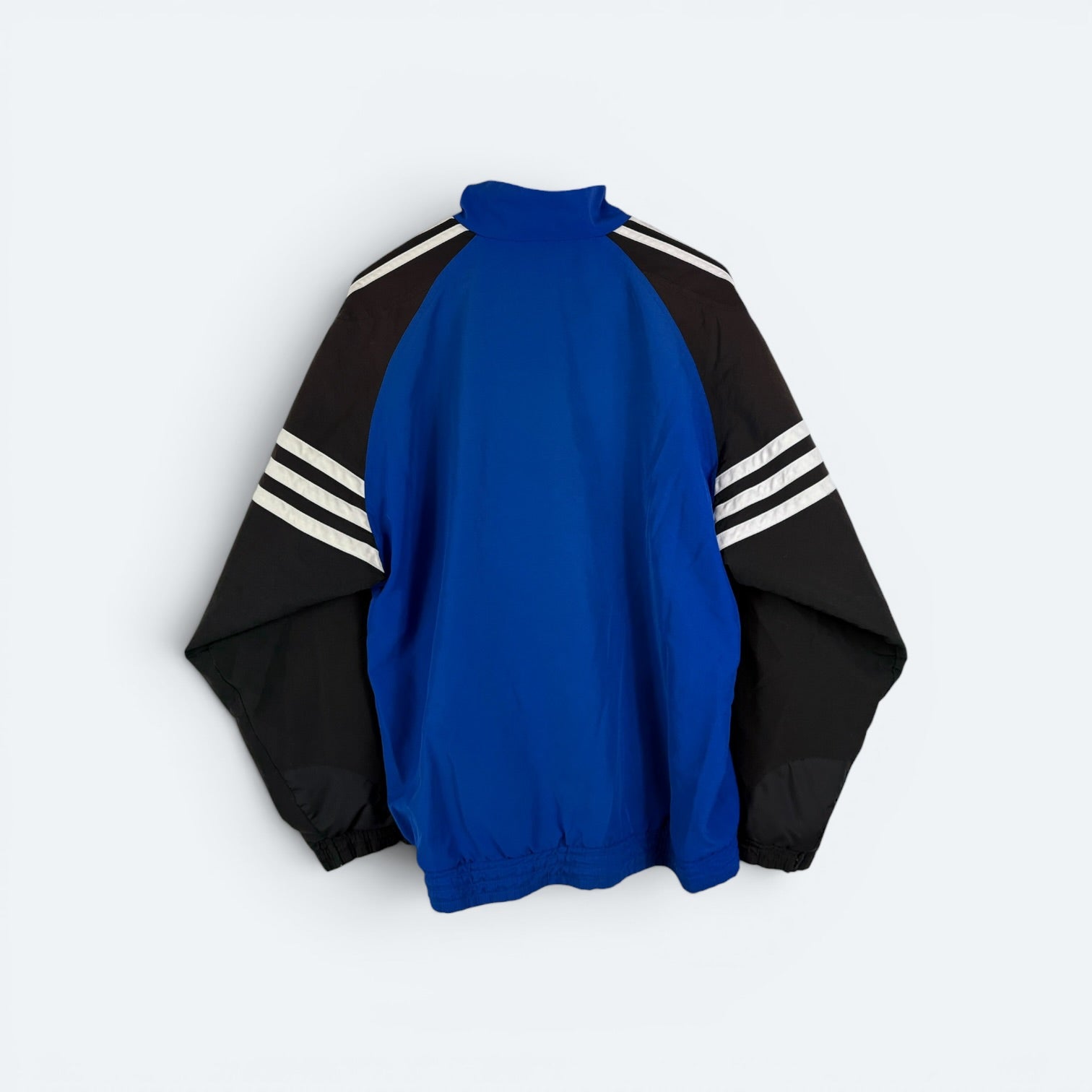 Adidas Vintage Trainingsjacke 90s Blau Schwarz S - Vinverse
