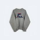 Fila Retro Sweater Big Logo Grau S - Vinverse