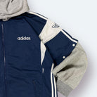 Adidas Vintage Trainingsjacke Blau Grau M (???) - Vinverse