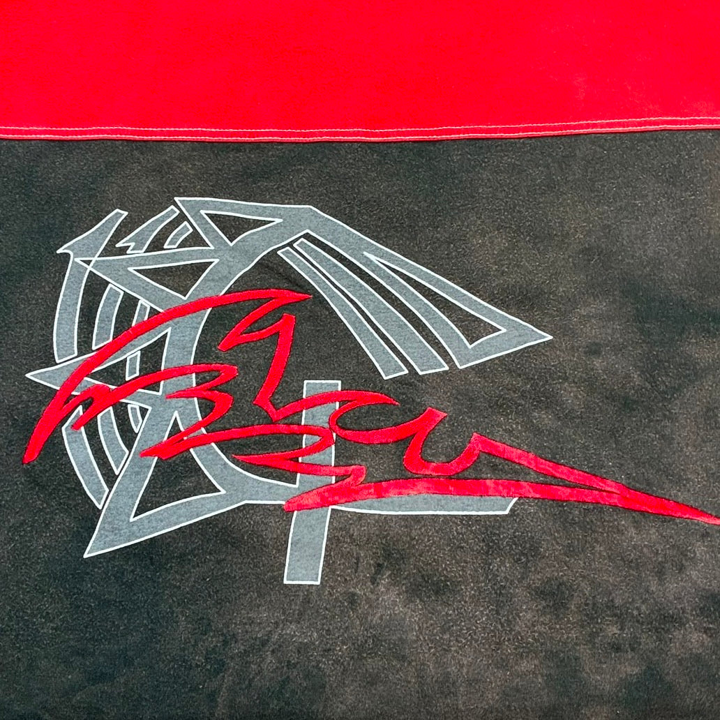 Reebok Vintage T-Shirt Colorblock Grün Rot Schwarz L - Vinverse