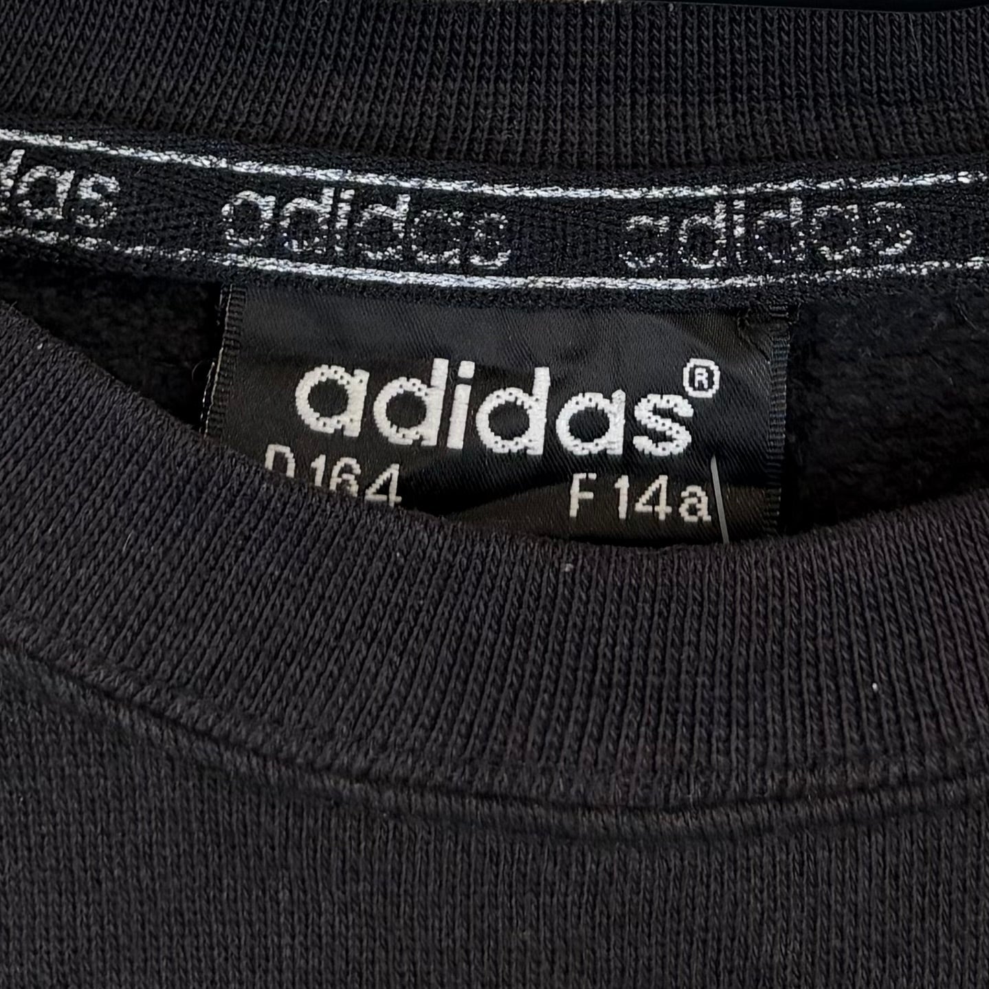 Adidas 90s Vintage Sweater Schwarz S - Vinverse
