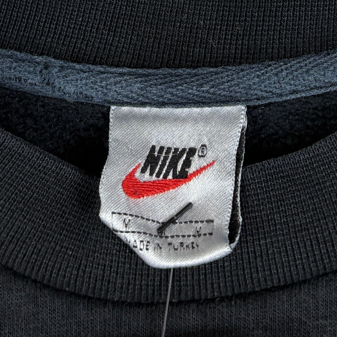 Nike Vintage Sweater Center Swoosh 90s Schwarz M - Vinverse