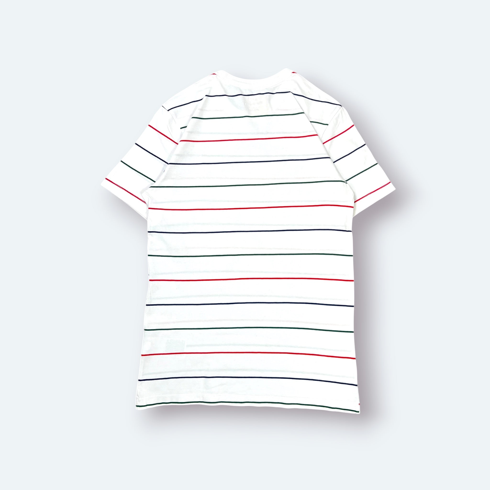 Nike Vintage T-Shirt Gestreift Weiß S - Vinverse