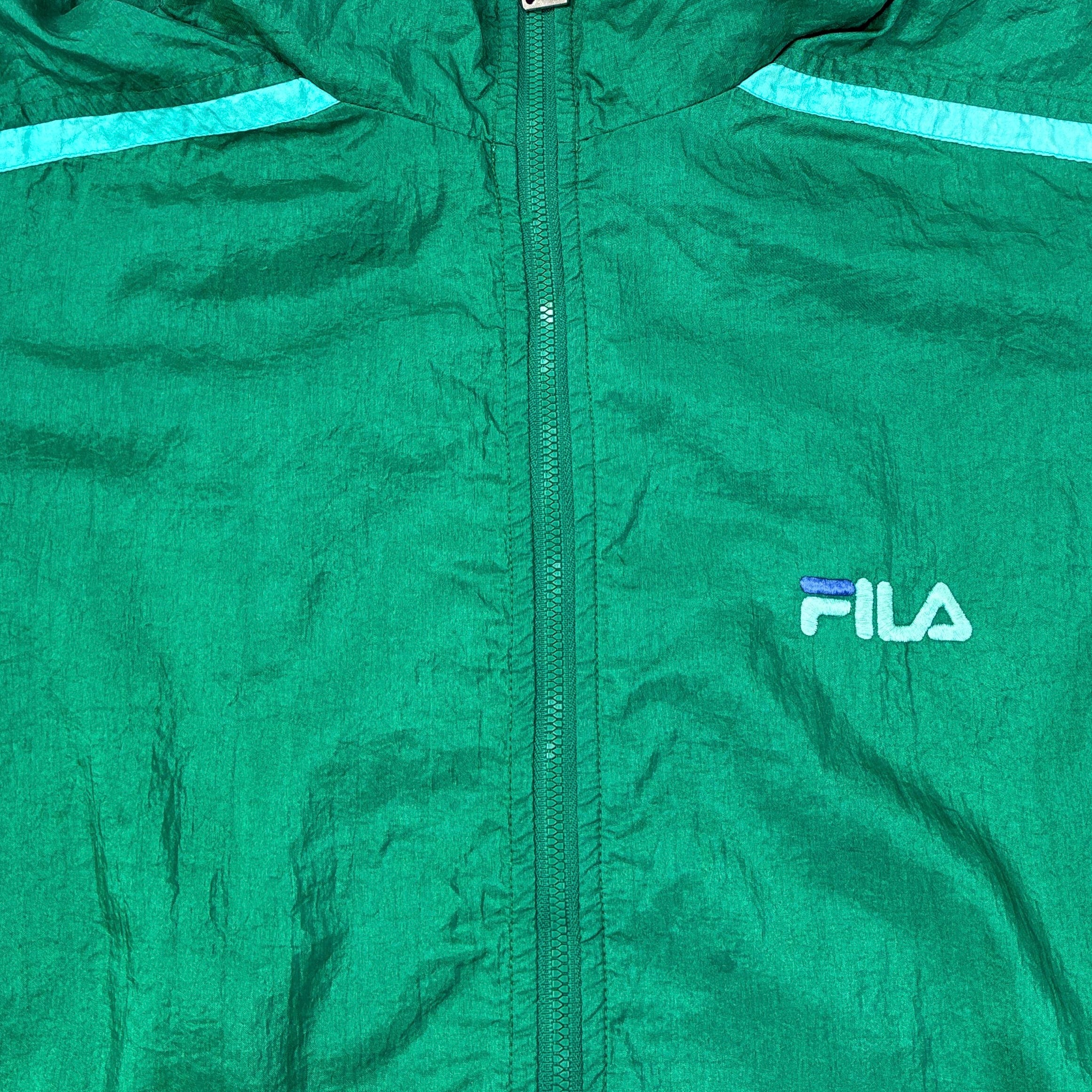 Fila Vintage Trainingsjacke Grün XXL - Vinverse
