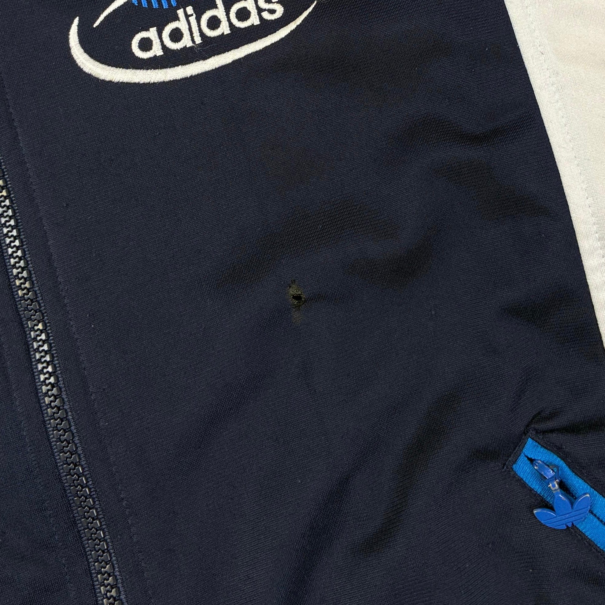 Adidas Vintage Trainingsjacke Blau M - Vinverse