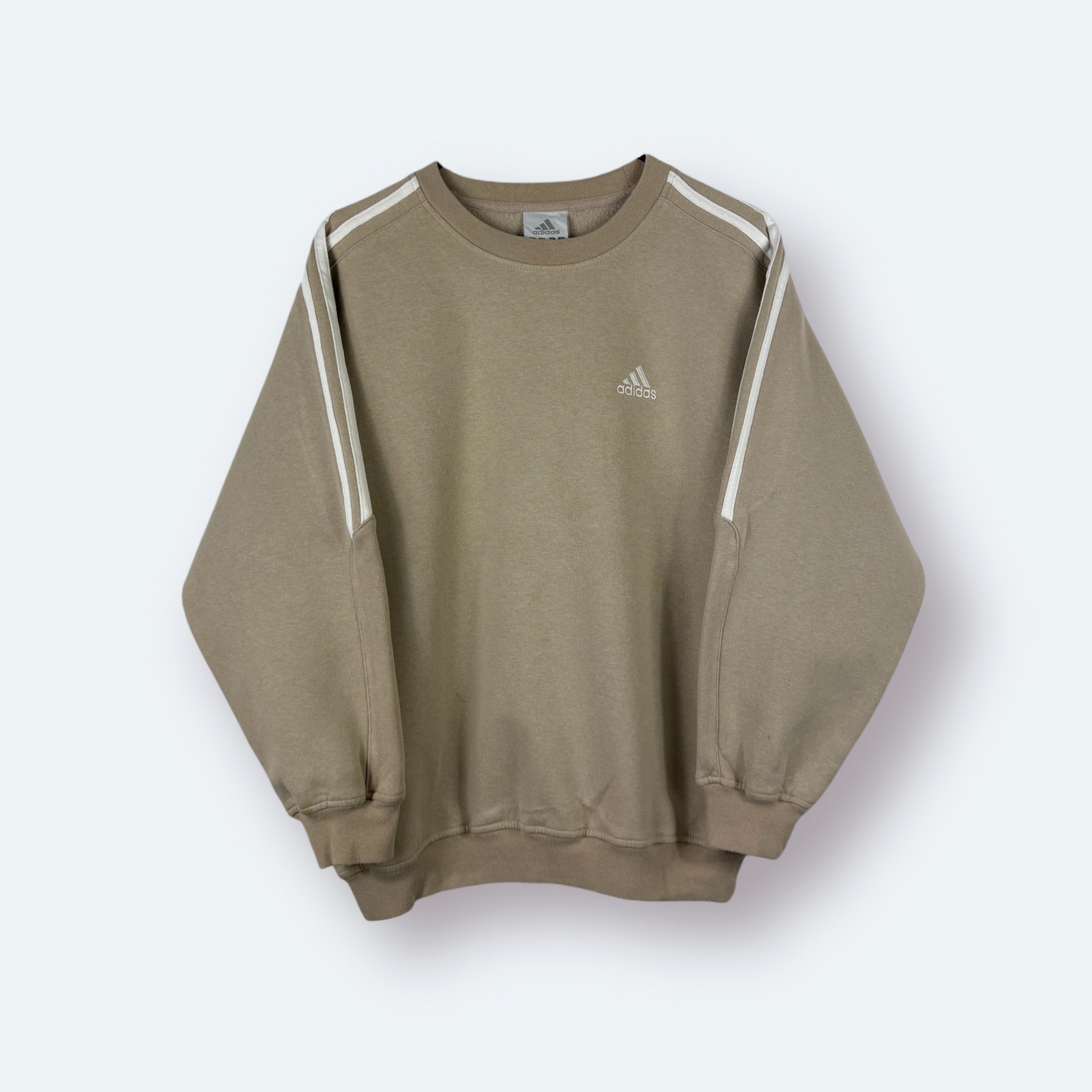 Adidas 2002 Y2K Sweater Beige S - Vinverse