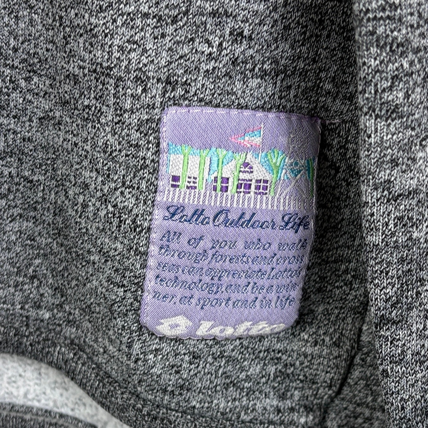 Lotto Vintage Sweater 90s Grau XL - Vinverse