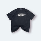 Reebok Vintage T-Shirt Logo Print Schwarz L - Vinverse