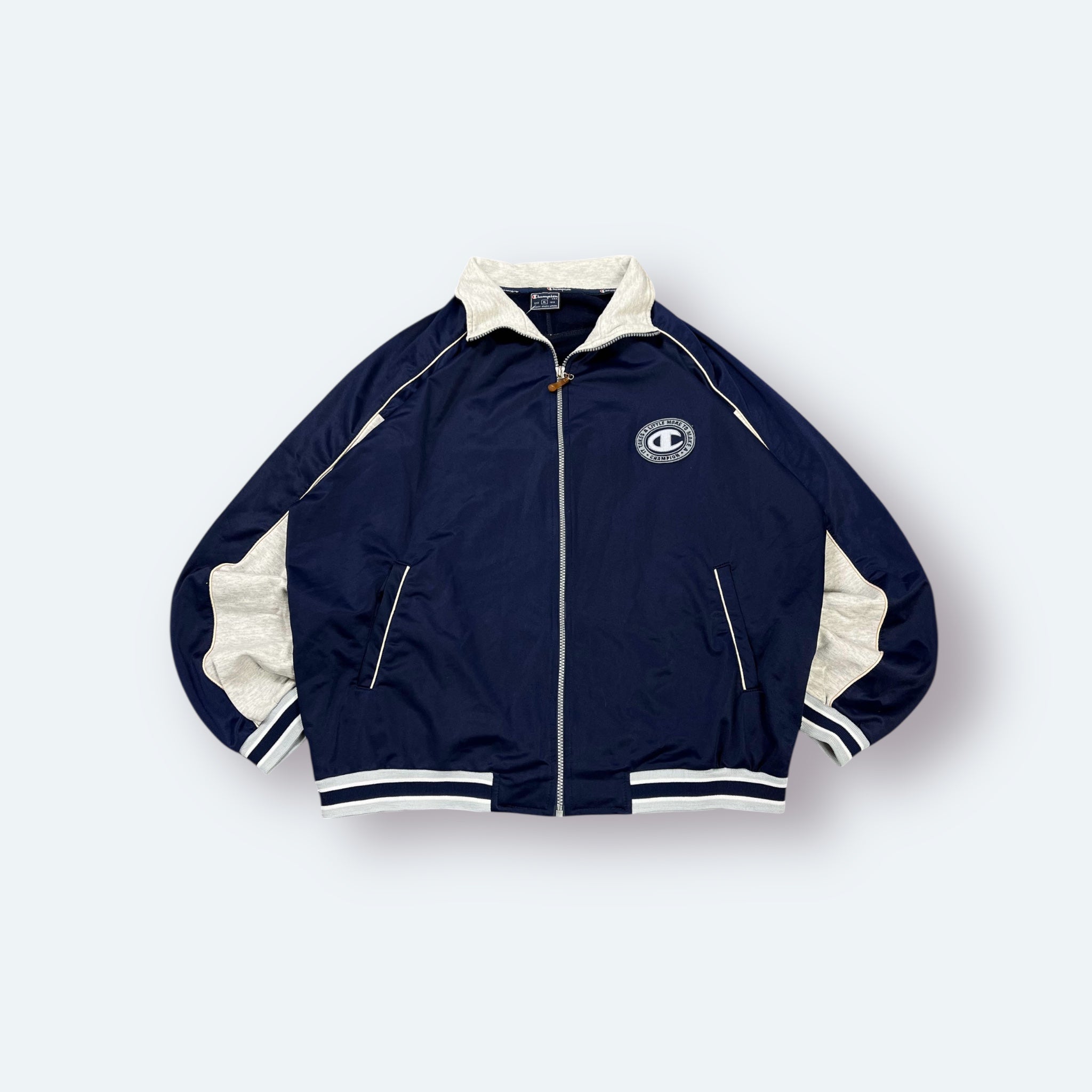 Champion Vintage Sweatjacke Blau XL - Vinverse
