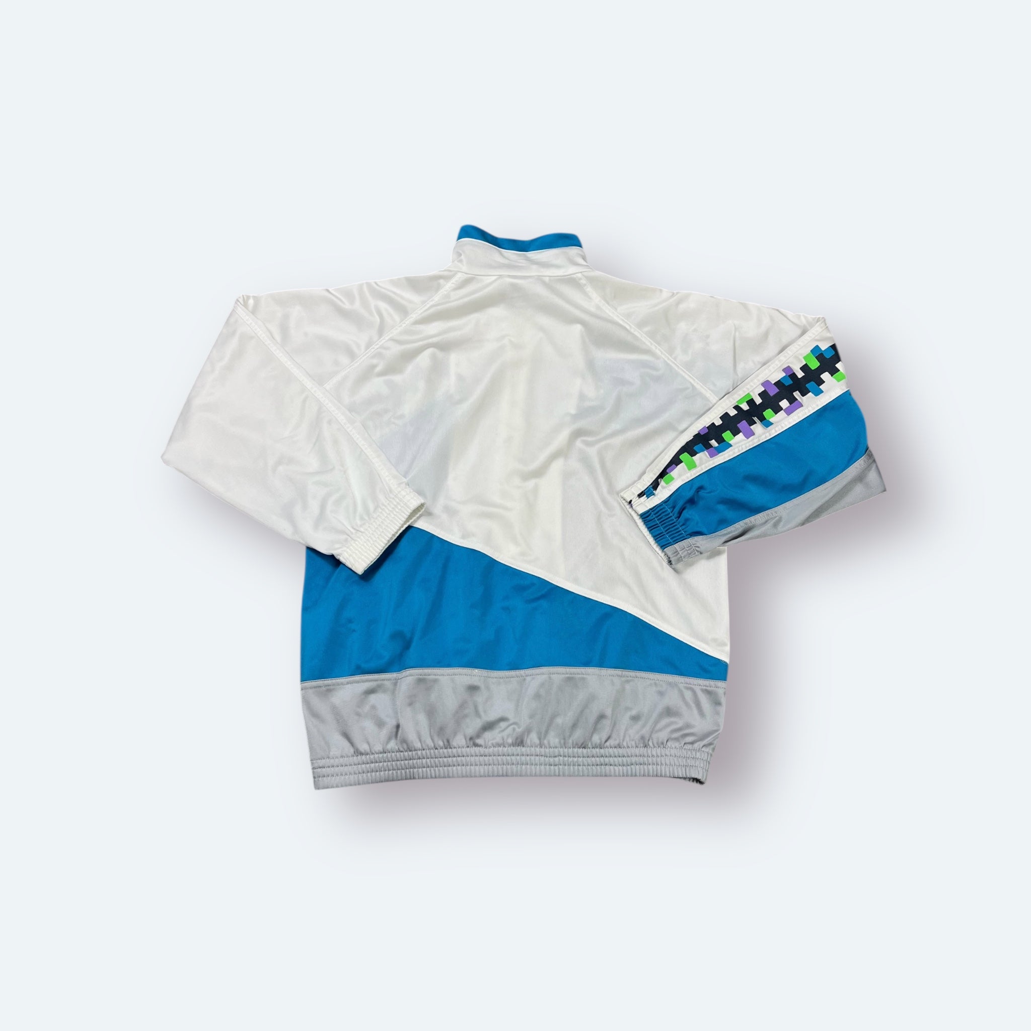 Lotto Vintage Trainingsjacke Grau Blau Weiß XXXL - Vinverse