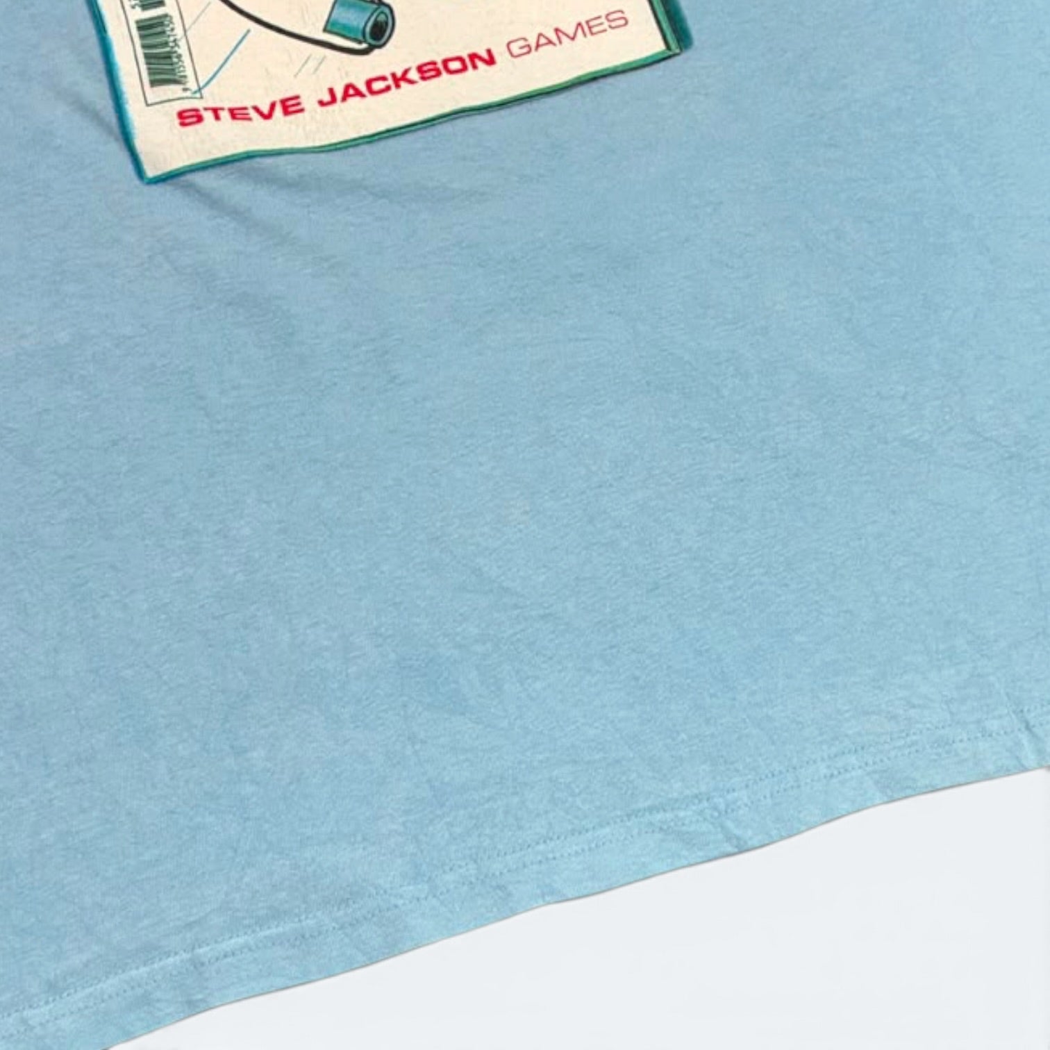 F.O.T.L Vintage T-Shirt Super Munchkin Print Blau M - Vinverse