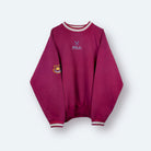 Fila 90s Vintage Sweater West Ham United Weinrot L - Vinverse