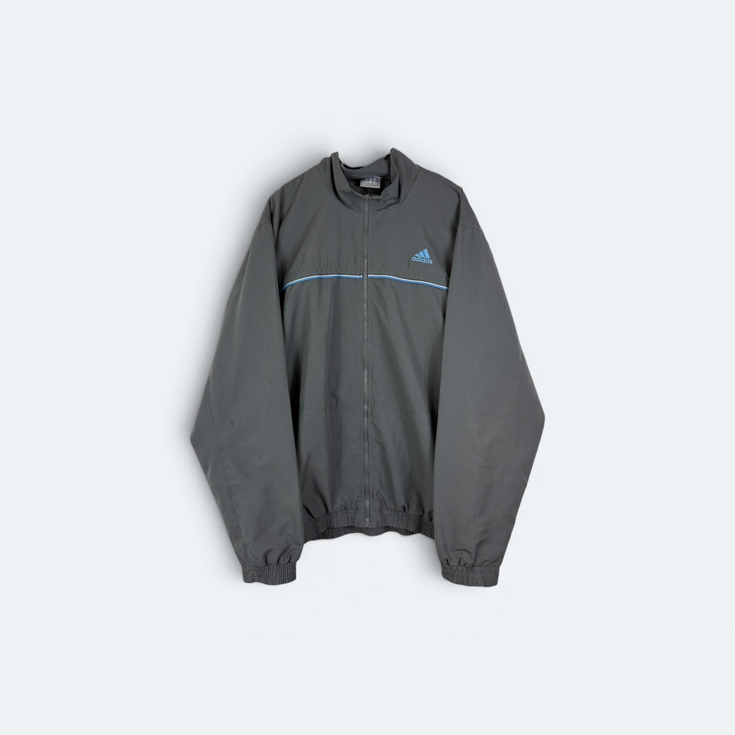 Adidas Vintage Trainingsjacke Grau XXL - Vinverse