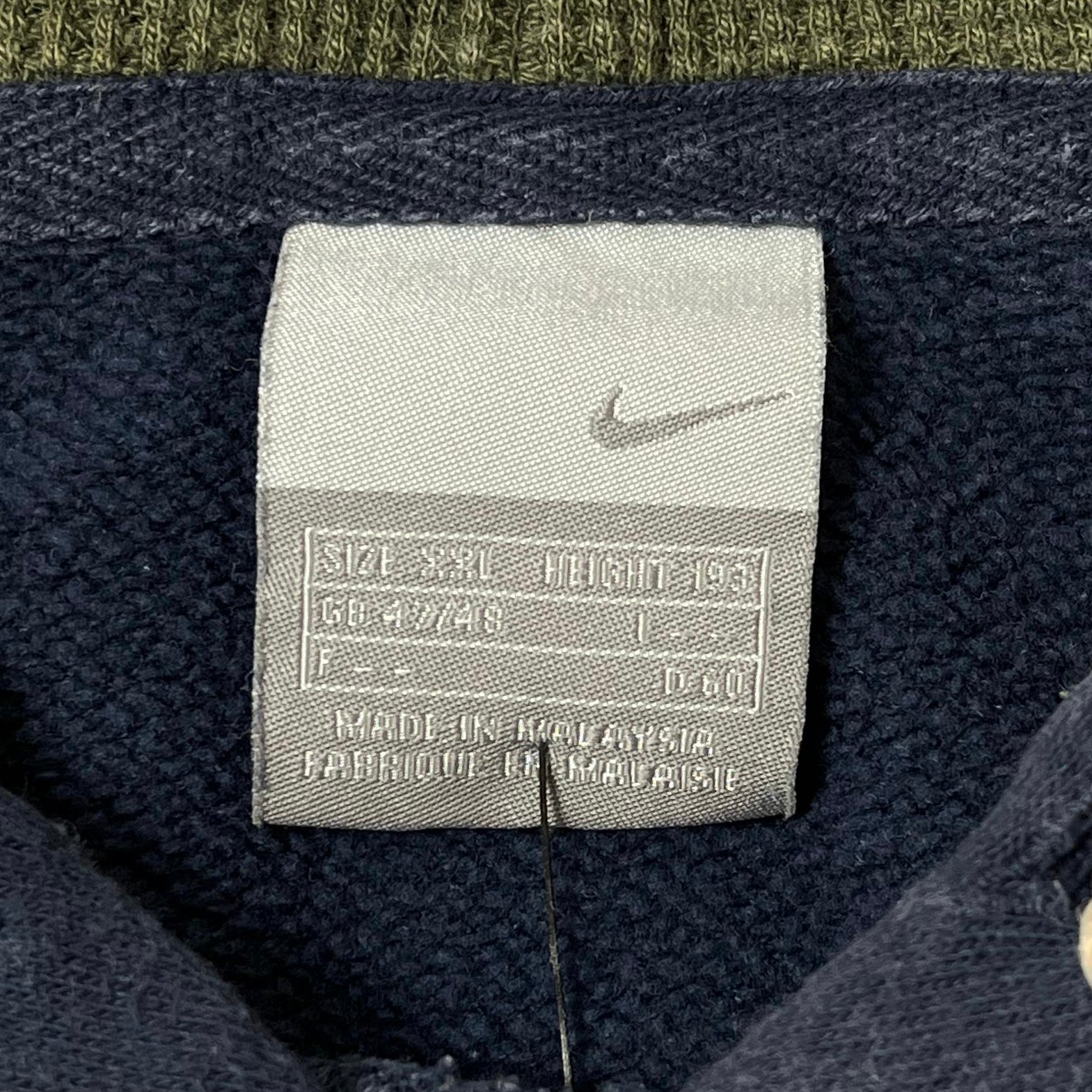 Nike Vintage Hoodie Blau XXL - Vinverse