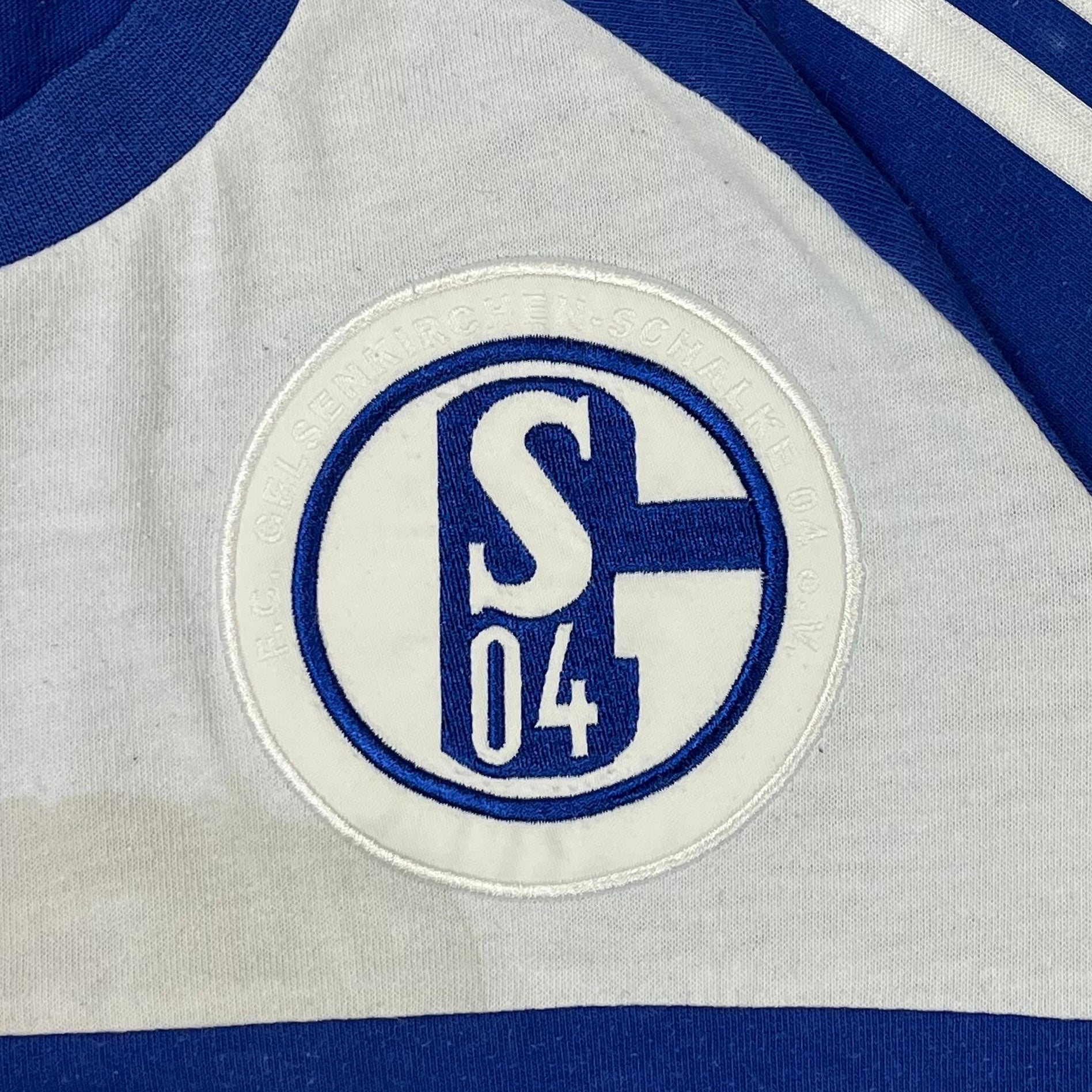 Adidas Vintage T-Shirt Schalke Blau M - Vinverse