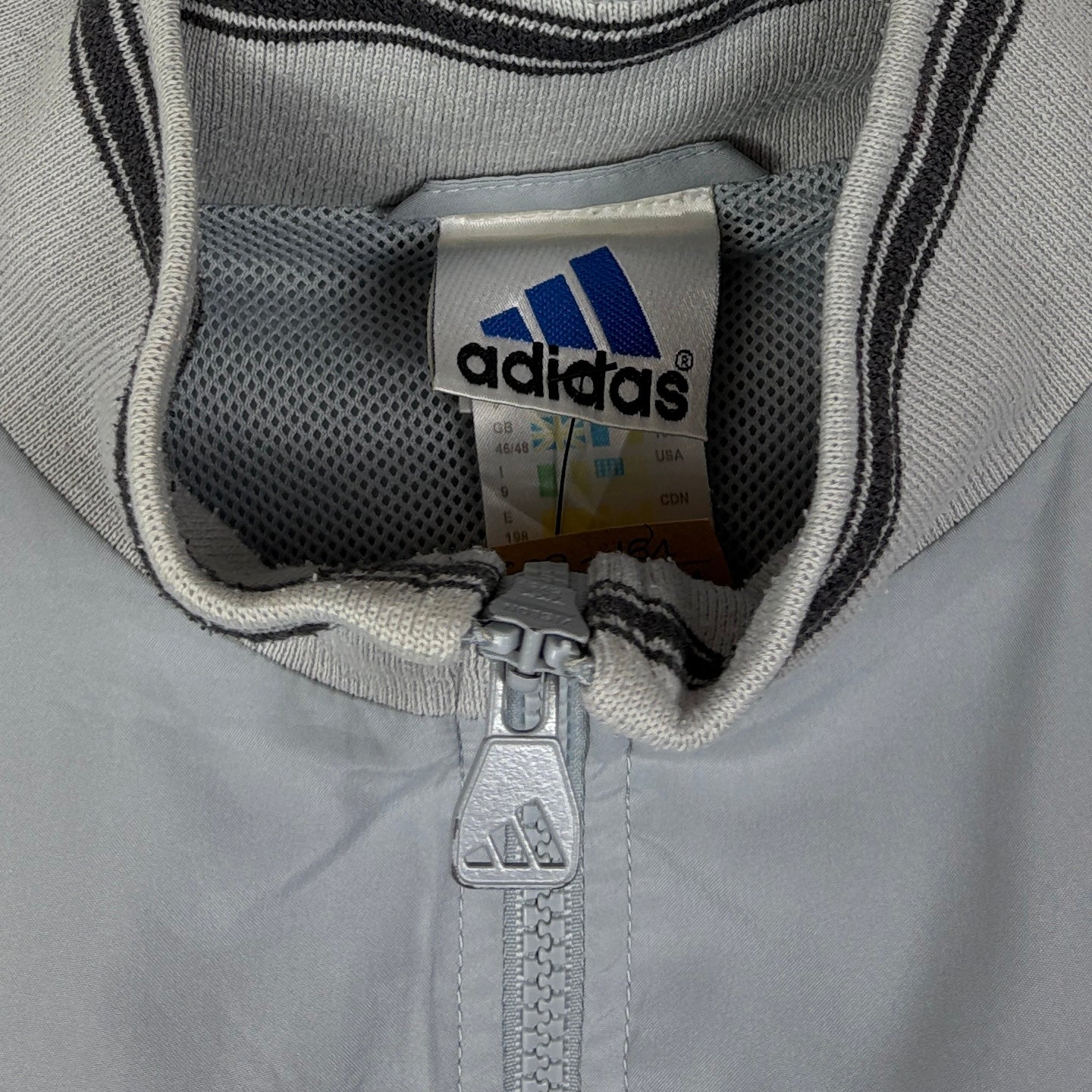 Adidas Vintage Trainingsjacke Grau XL - Vinverse