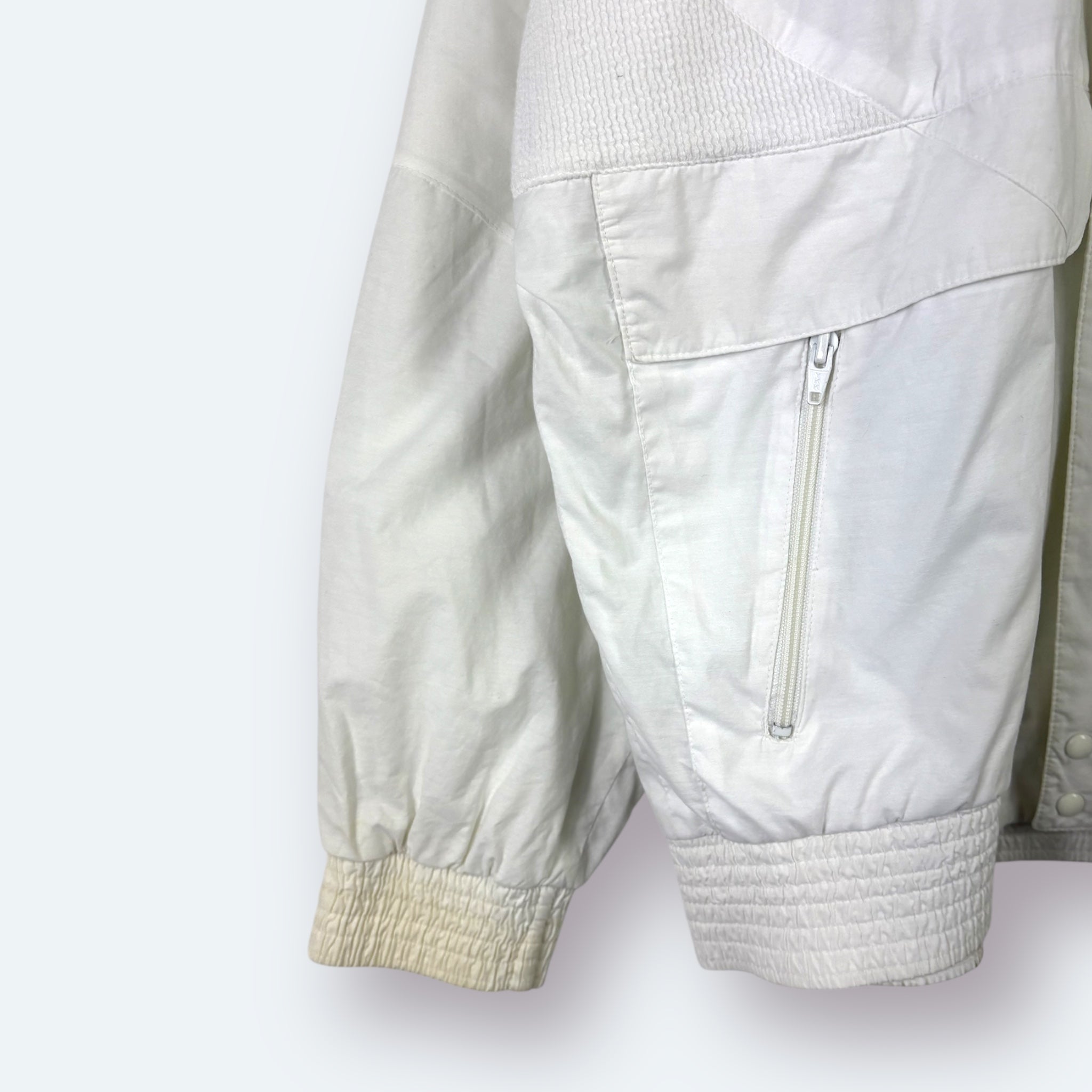 Adidas Vintage Trainingsjacke Weiß L - Vinverse