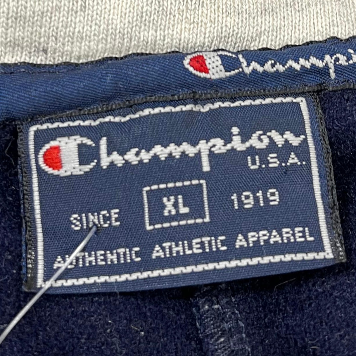 Champion Vintage Sweatjacke Blau XL - Vinverse