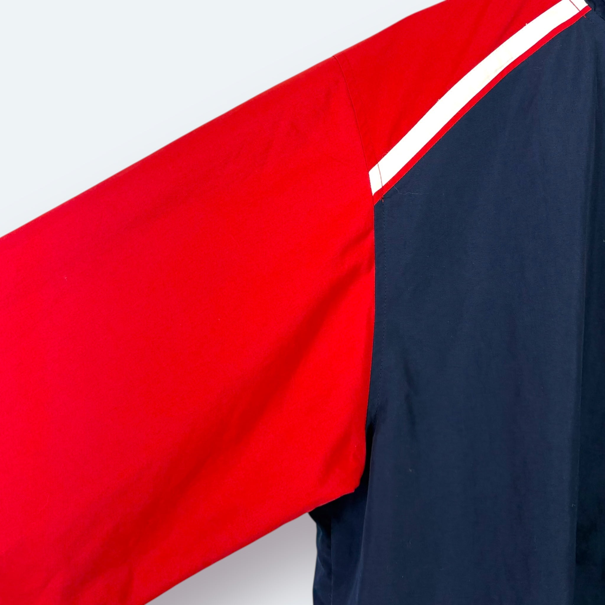 Nike 2000s Trainingsjacke Blau Rot L - Vinverse