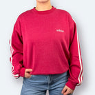 Adidas 90s Vintage Sweater Rot M - Vinverse