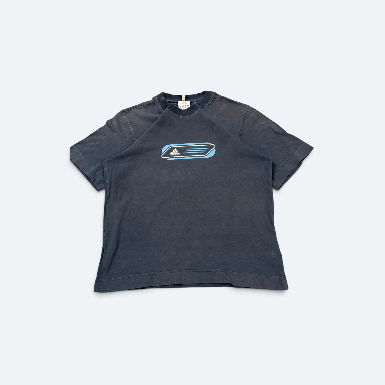 Adidas Vintage T-Shirt Blau L - Vinverse