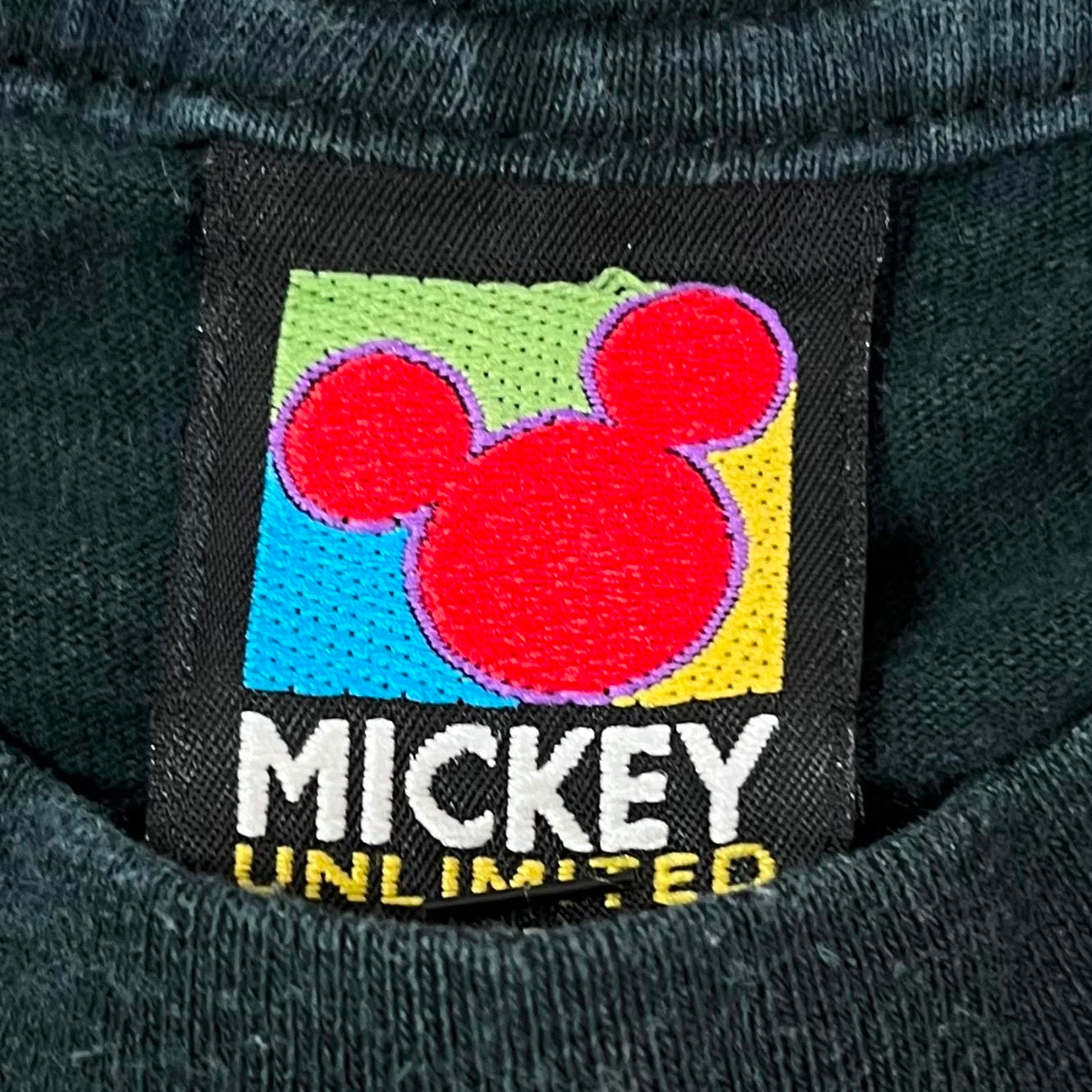 Disney Vintage T-Shirt Mickey Mouse Moon Schwarz XL (RÜCKSEITE FEHLT) - Vinverse