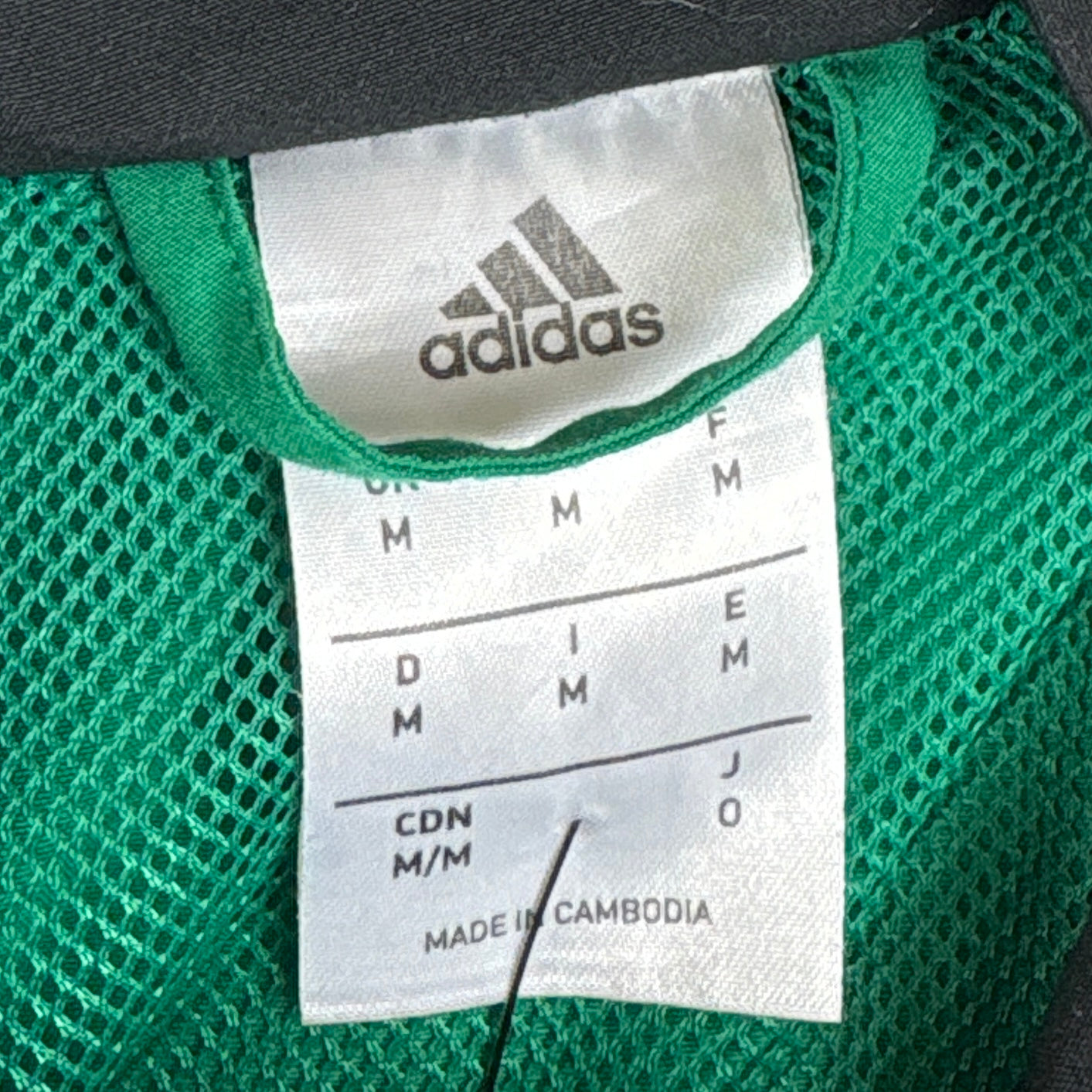 Adidas Vintage Trainingsjacke grün M - Vinverse