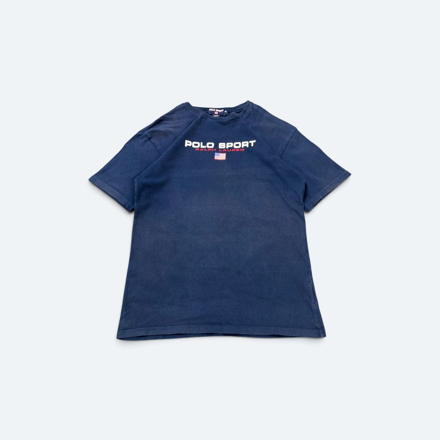 Ralph Lauren Vintage T-Shirt Logo Blau XL - Vinverse