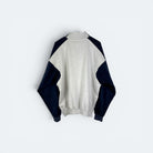 Adidas One World Vintage Half Zip 90s Grau Marineblau L - Vinverse
