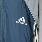 adidas Vintage Trainingsjacke Grau Blau L - Vinverse