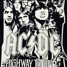 ACDC Vintage T-Shirt Backprint Schwarz M - Vinverse