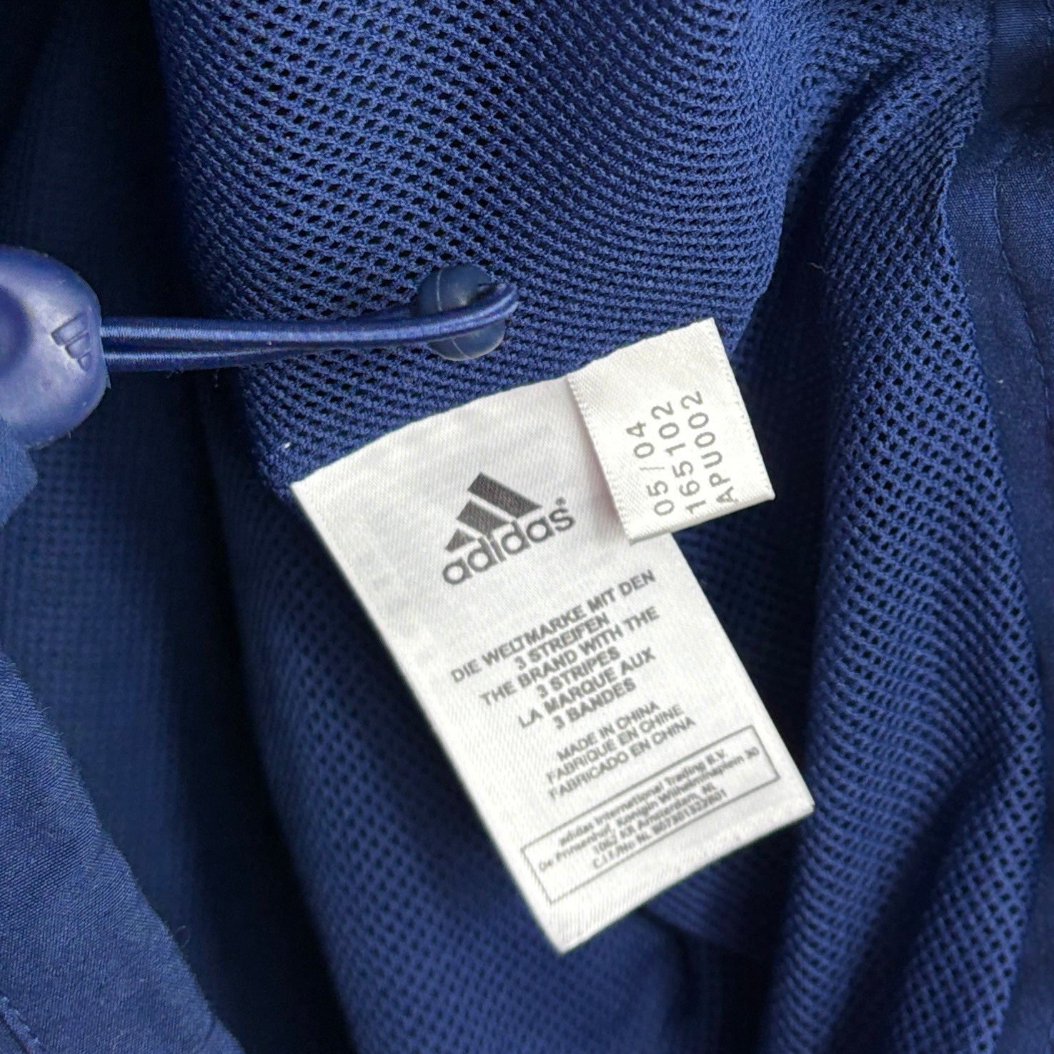 adidas Vintage Trainingsjacke Blau L - Vinverse