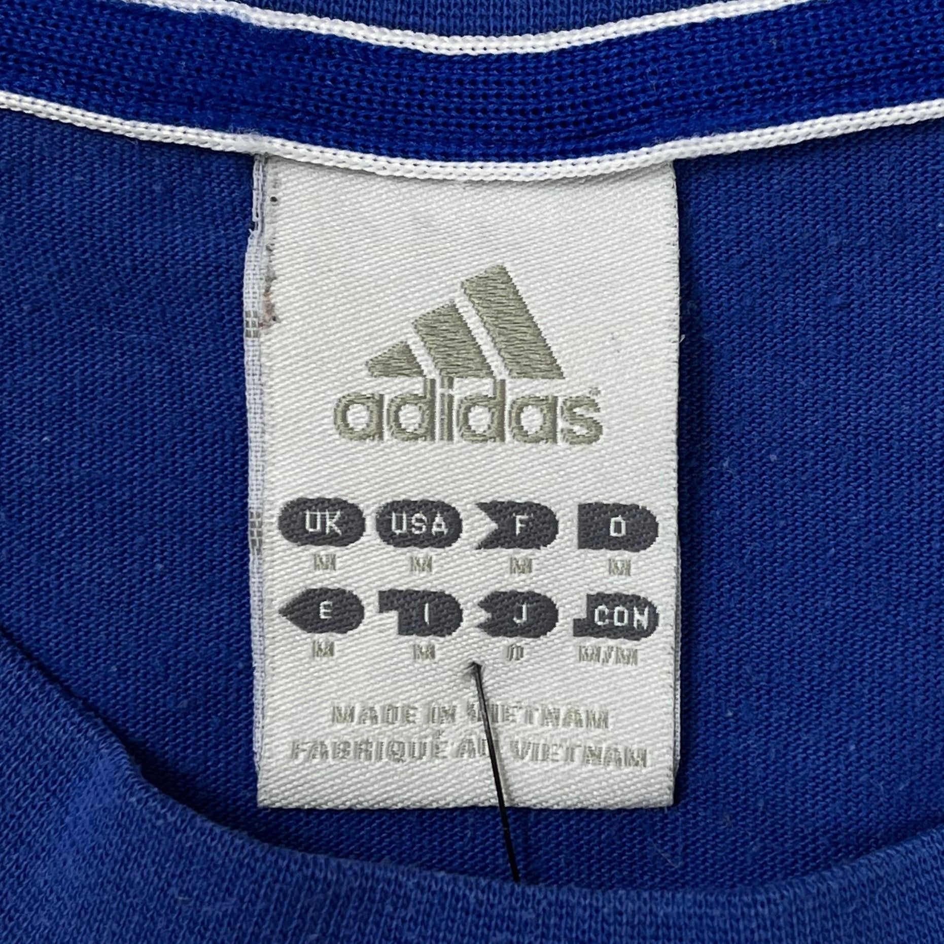 Adidas Vintage T-Shirt Schalke Blau M - Vinverse