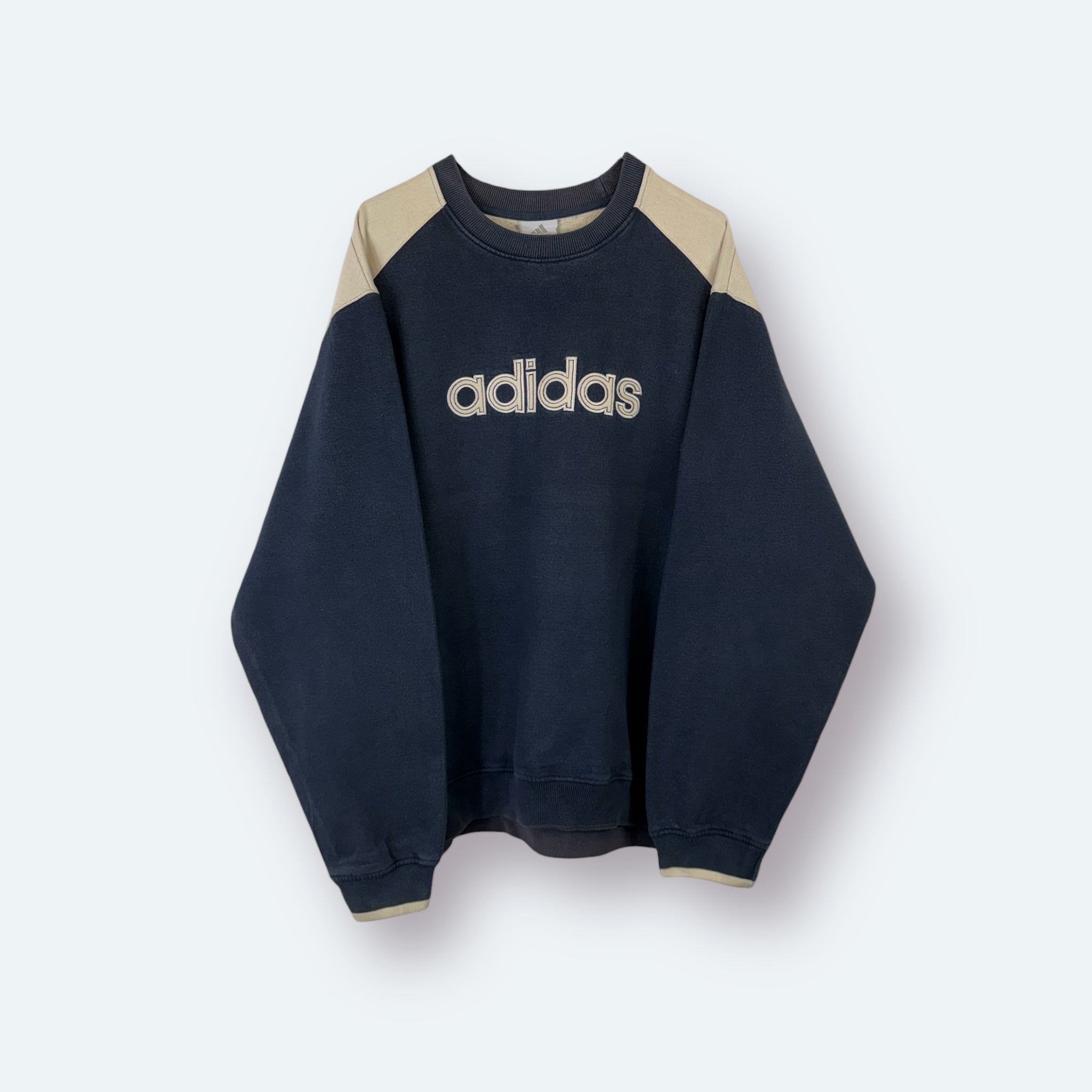 Adidas 2003 Sweater Washed Dunkelblau XL - Vinverse
