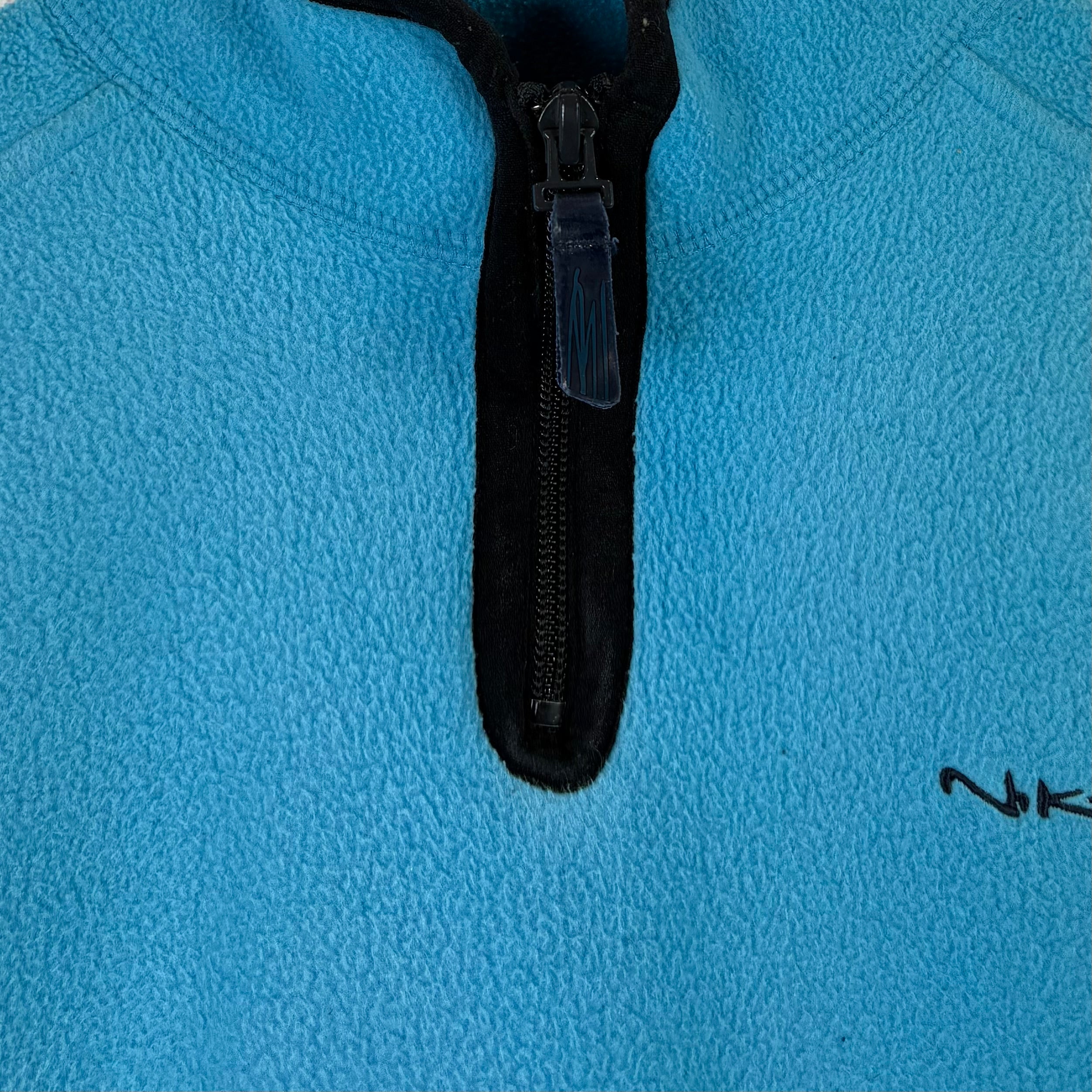 Nike 2000s Fleece Pullover Blau XS - Vinverse