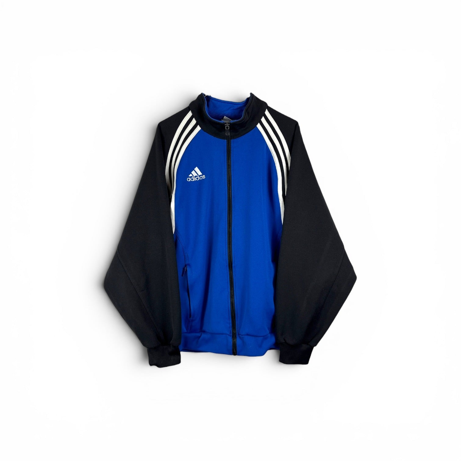Adidas Vintage Trainingsjacke Blau M - Vinverse