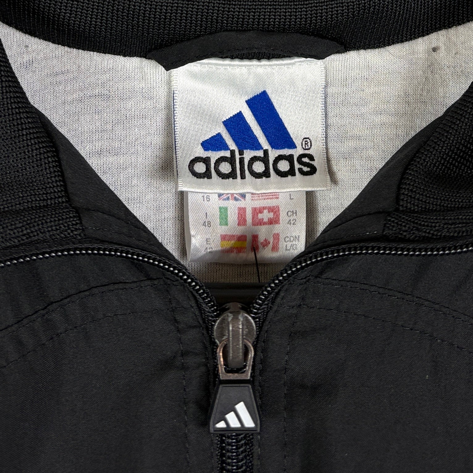 Adidas Vintage Trainingsjacke Schwarz L - Vinverse
