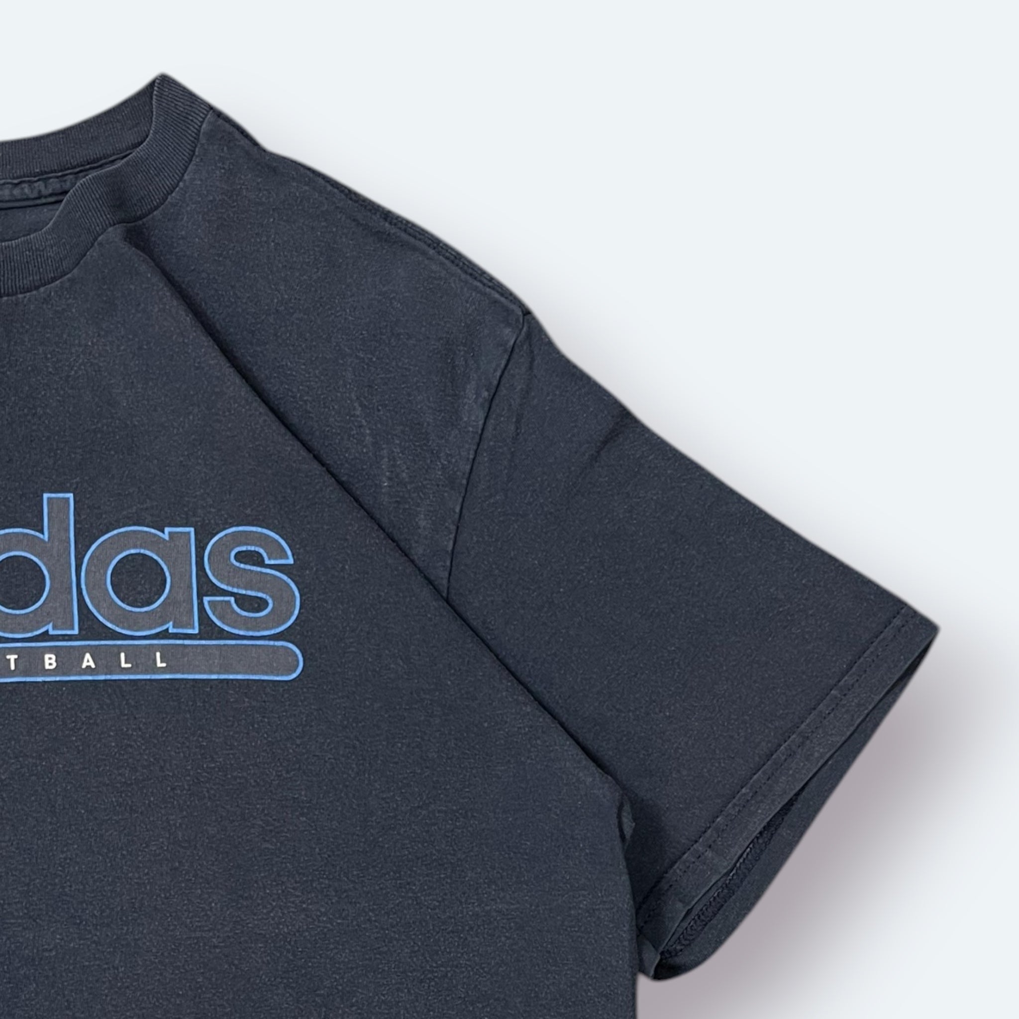 Adidas Vintage T-Shirt Basketball Blau M - Vinverse