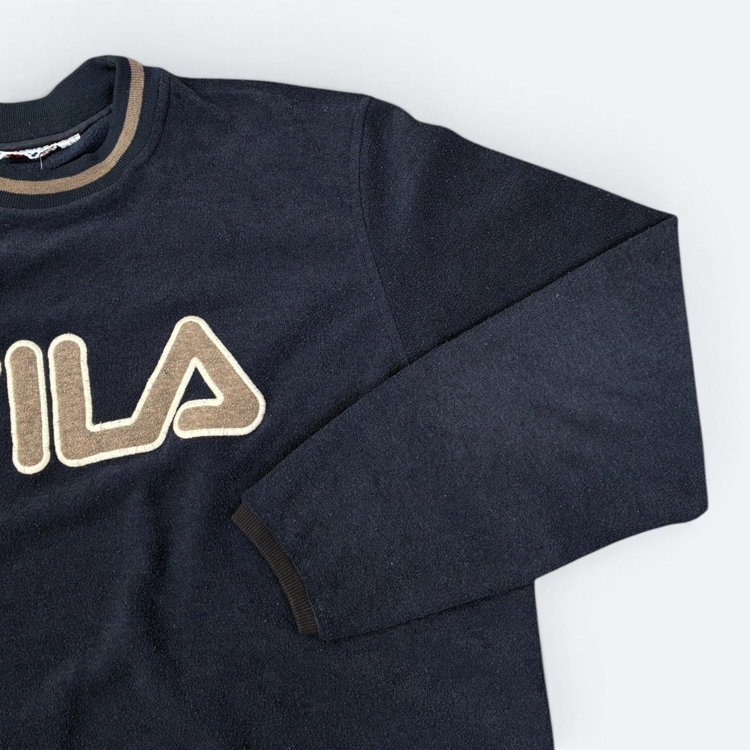 Fila Vintage Fleece Pullover Blau M - Vinverse