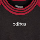 Adidas Vintage Sweater Washed Rot Schwarz XL - Vinverse