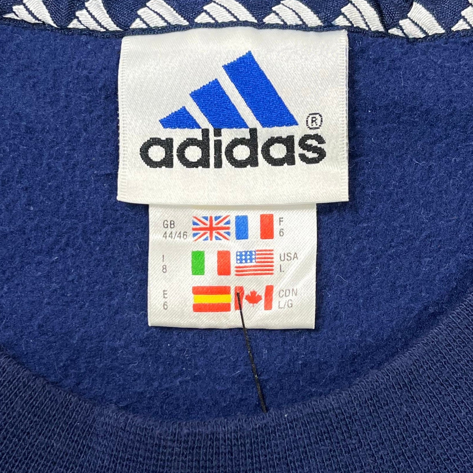 Adidas Vintage Sweater Blau L - Vinverse