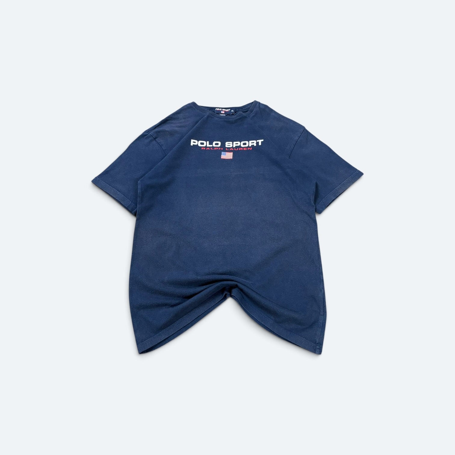 Ralph Lauren Vintage T-Shirt Logo Blau XL - Vinverse