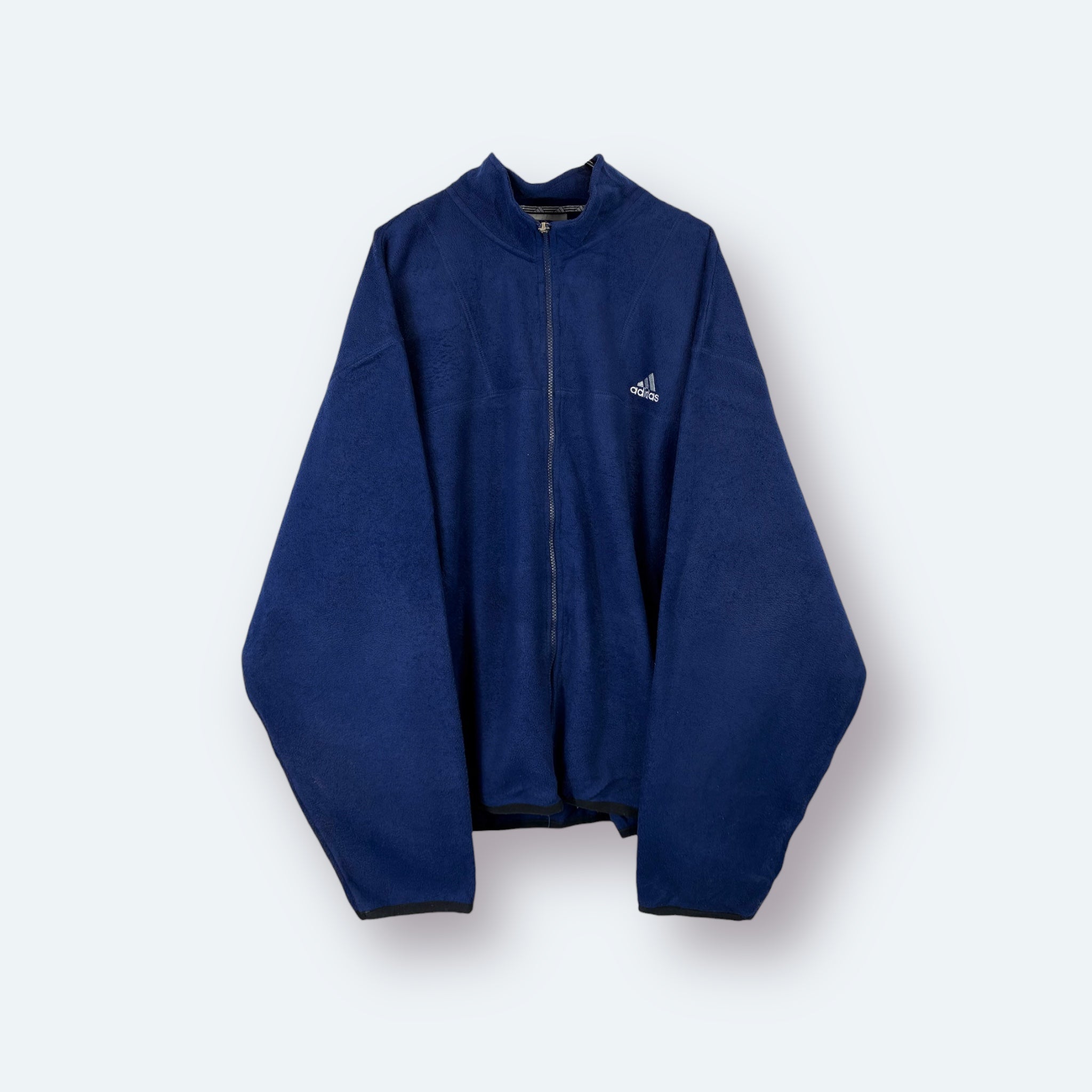Adidas 90s Vintage Fleece Jacke Blau XL - Vinverse