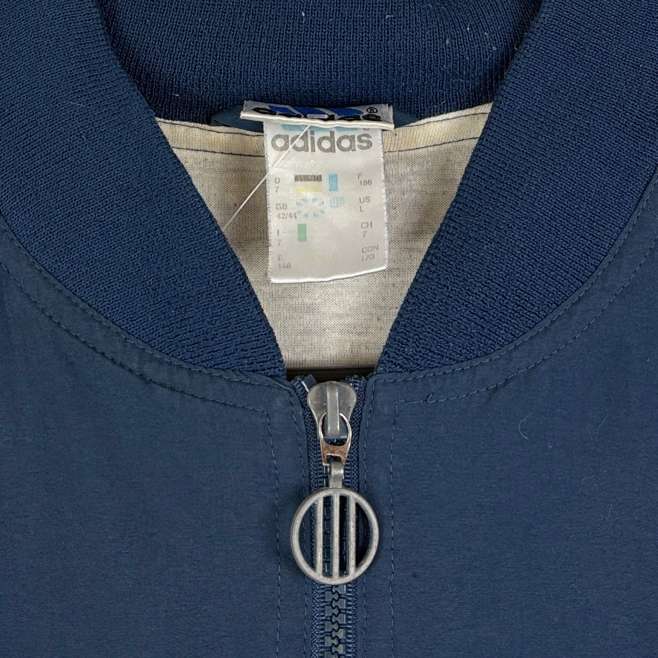 Adidas Vintage Trainingsjacke Blau Schwarz L - Vinverse