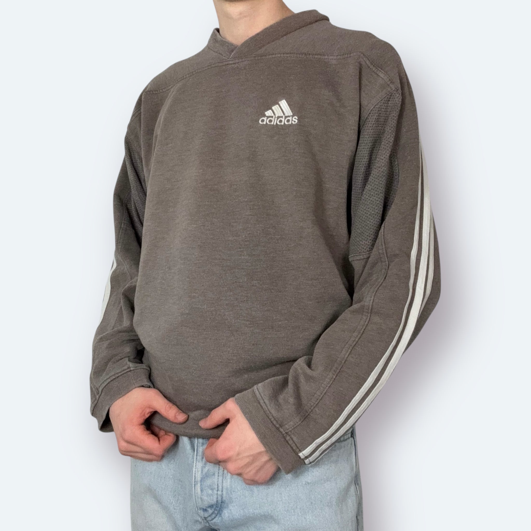 Adidas 90s Vintage Sweater Braun M - Vinverse