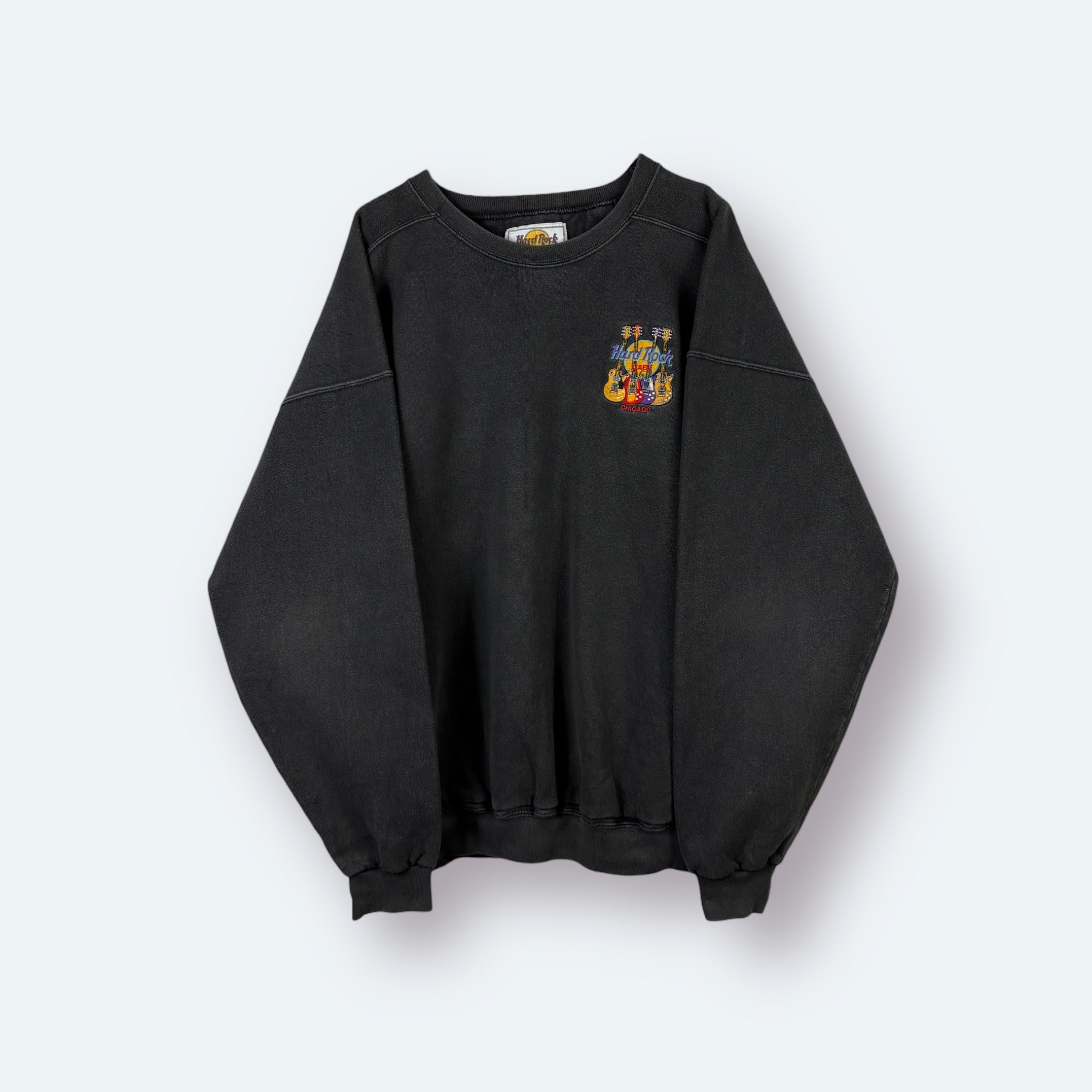 Hard Rock Vintage Sweater Chicago Schwarz XL - Vinverse