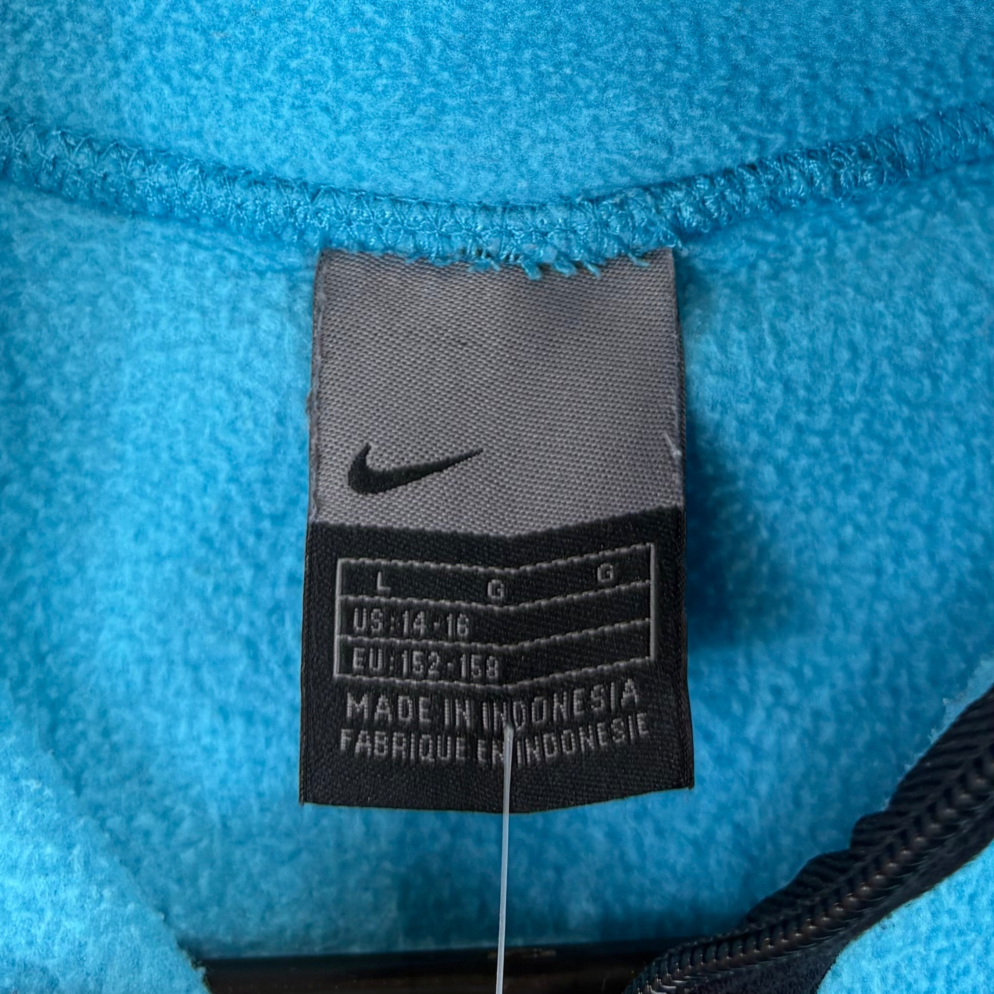 Nike 2000s Fleece Pullover Blau XS - Vinverse