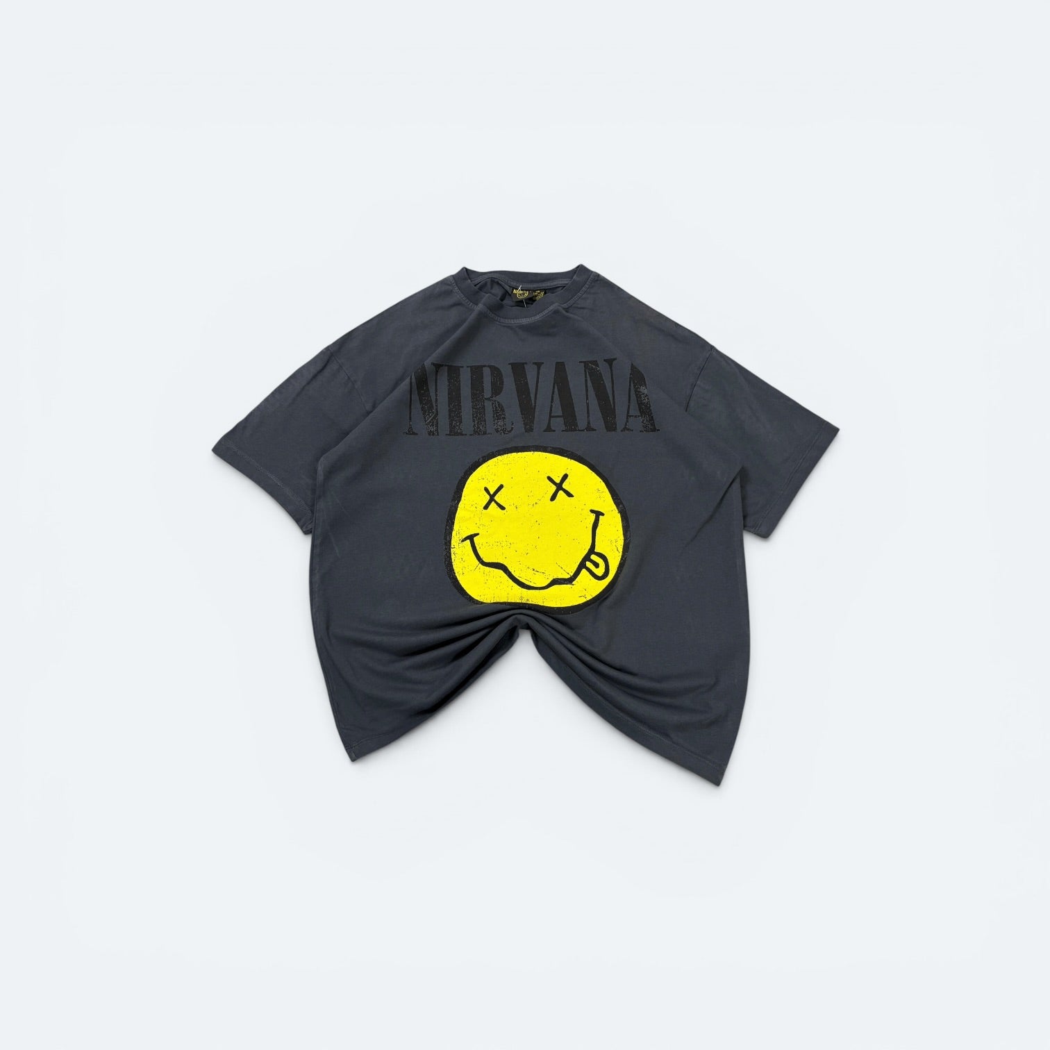 Nirvana Vintage T-Shirt Grau XS - Vinverse