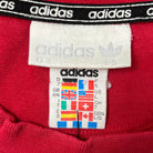 Adidas Vintage T-Shirt Rot L - Vinverse